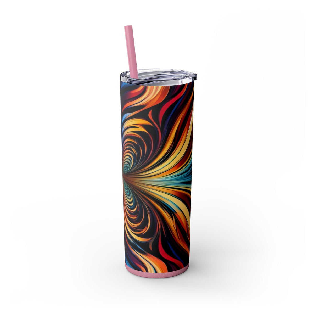 Skinny Tumbler with Straw – 20 oz Stainless Steel Cup
