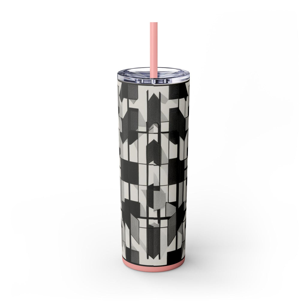 Skinny Tumbler with Straw – 20 oz Stainless Steel Cup