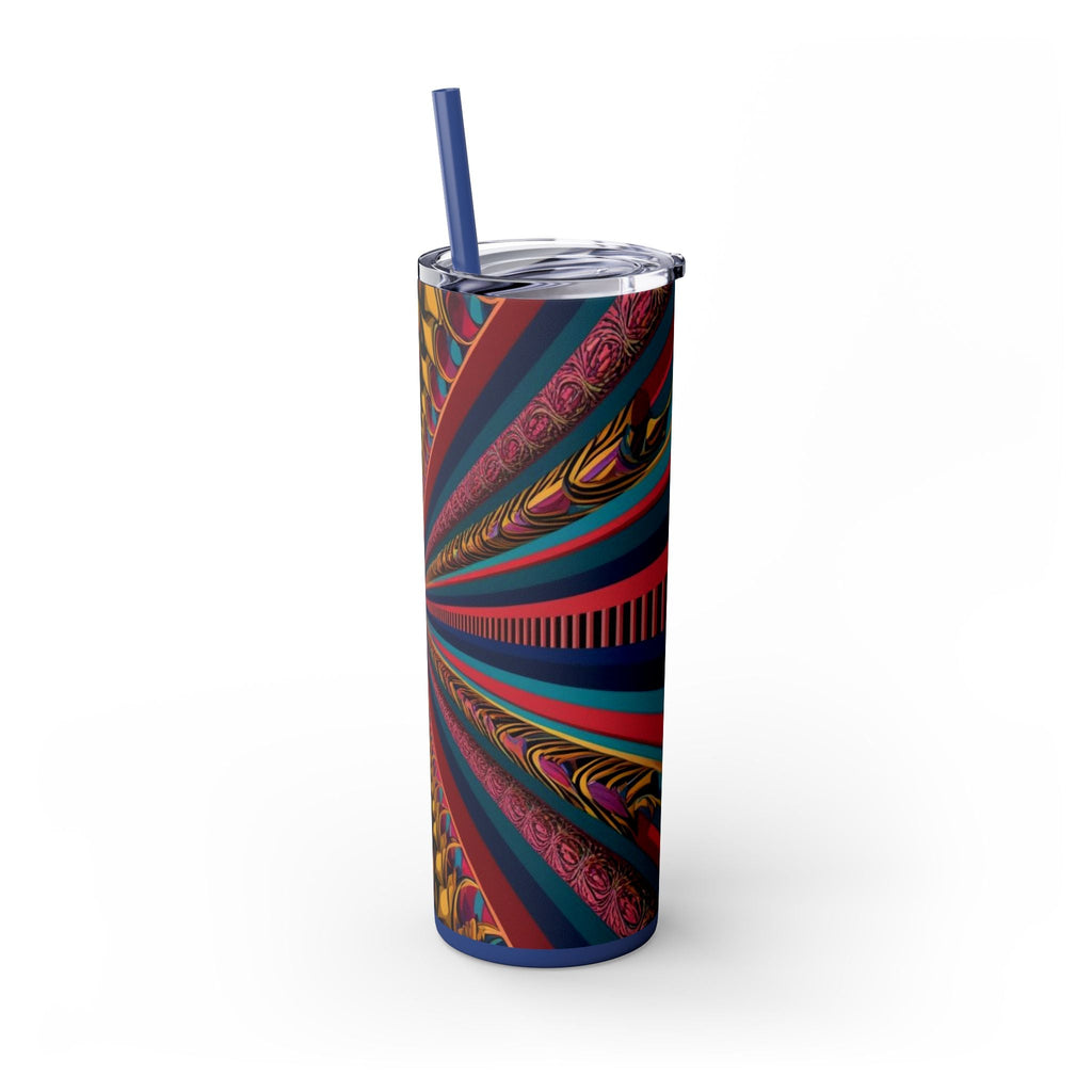 Skinny Tumbler with Straw – 20 oz Stainless Steel Cup