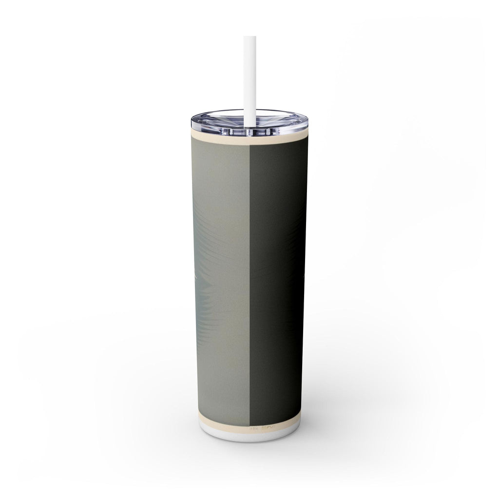 Skinny Tumbler with Straw – 20 oz Stainless Steel Cup