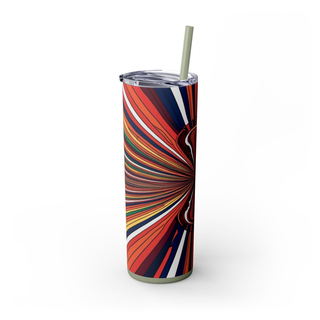 Skinny Tumbler with Straw – 20 oz Stainless Steel Cup