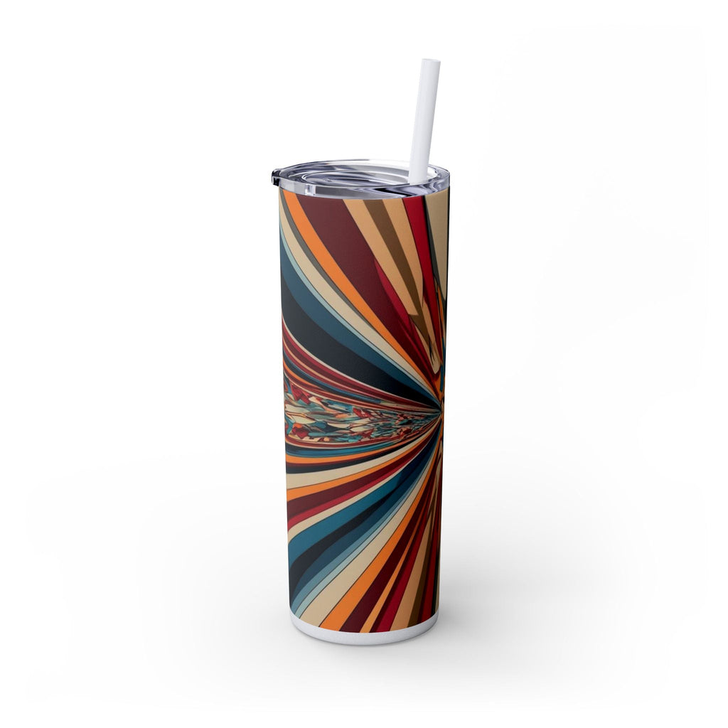 Skinny Tumbler with Straw – 20 oz Stainless Steel Cup