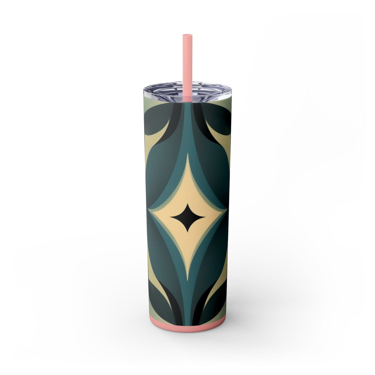 Skinny Tumbler with Straw – 20 oz Stainless Steel Cup
