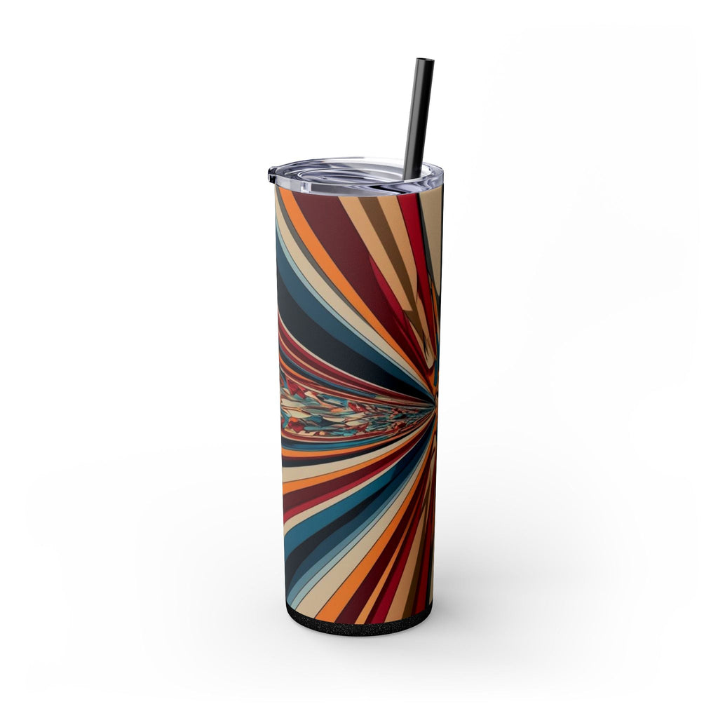 Skinny Tumbler with Straw – 20 oz Stainless Steel Cup