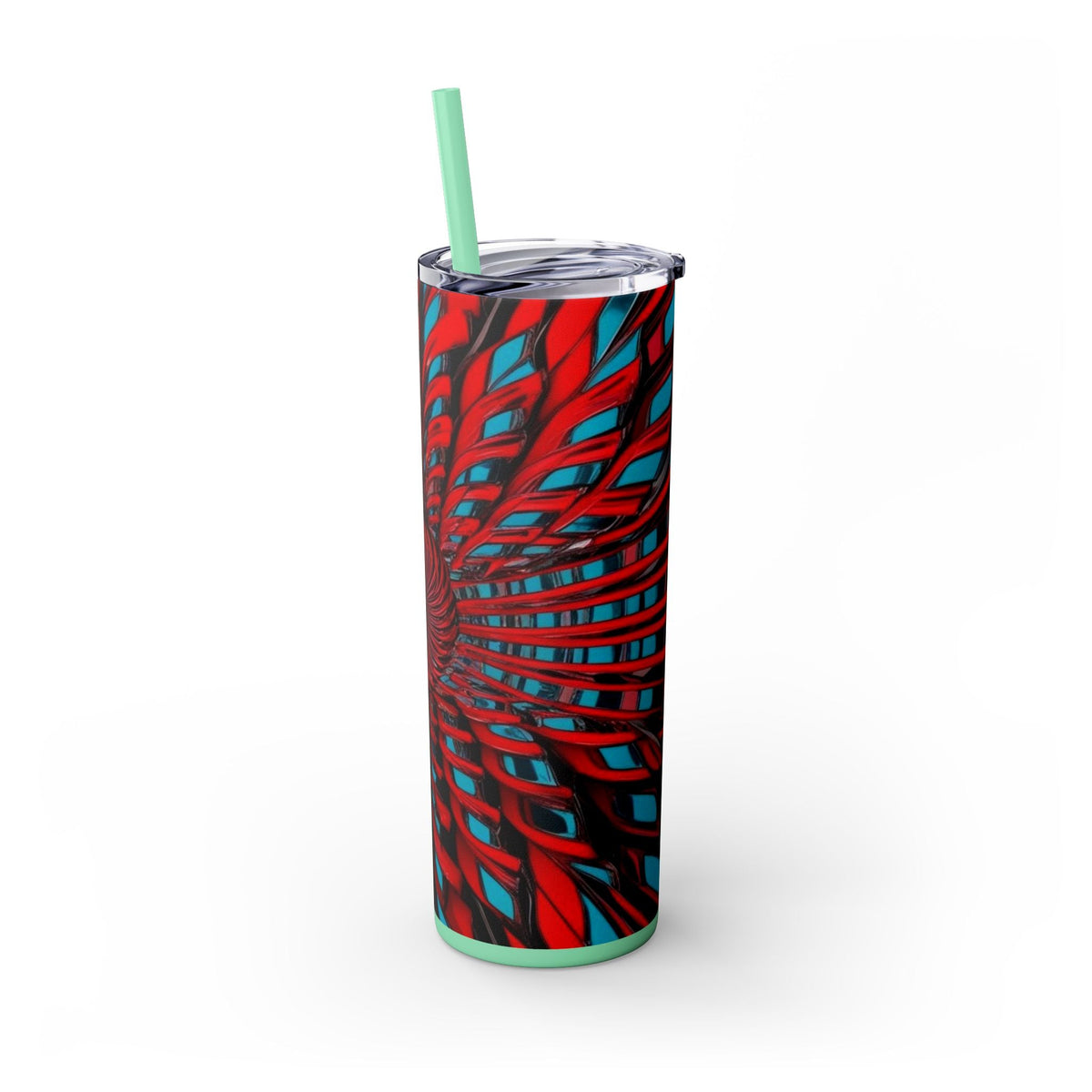 Skinny Tumbler with Straw – 20 oz Stainless Steel Cup