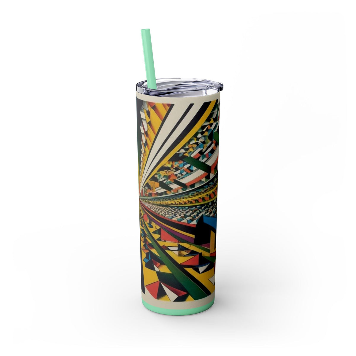 Skinny Tumbler with Straw – 20 oz Stainless Steel Cup