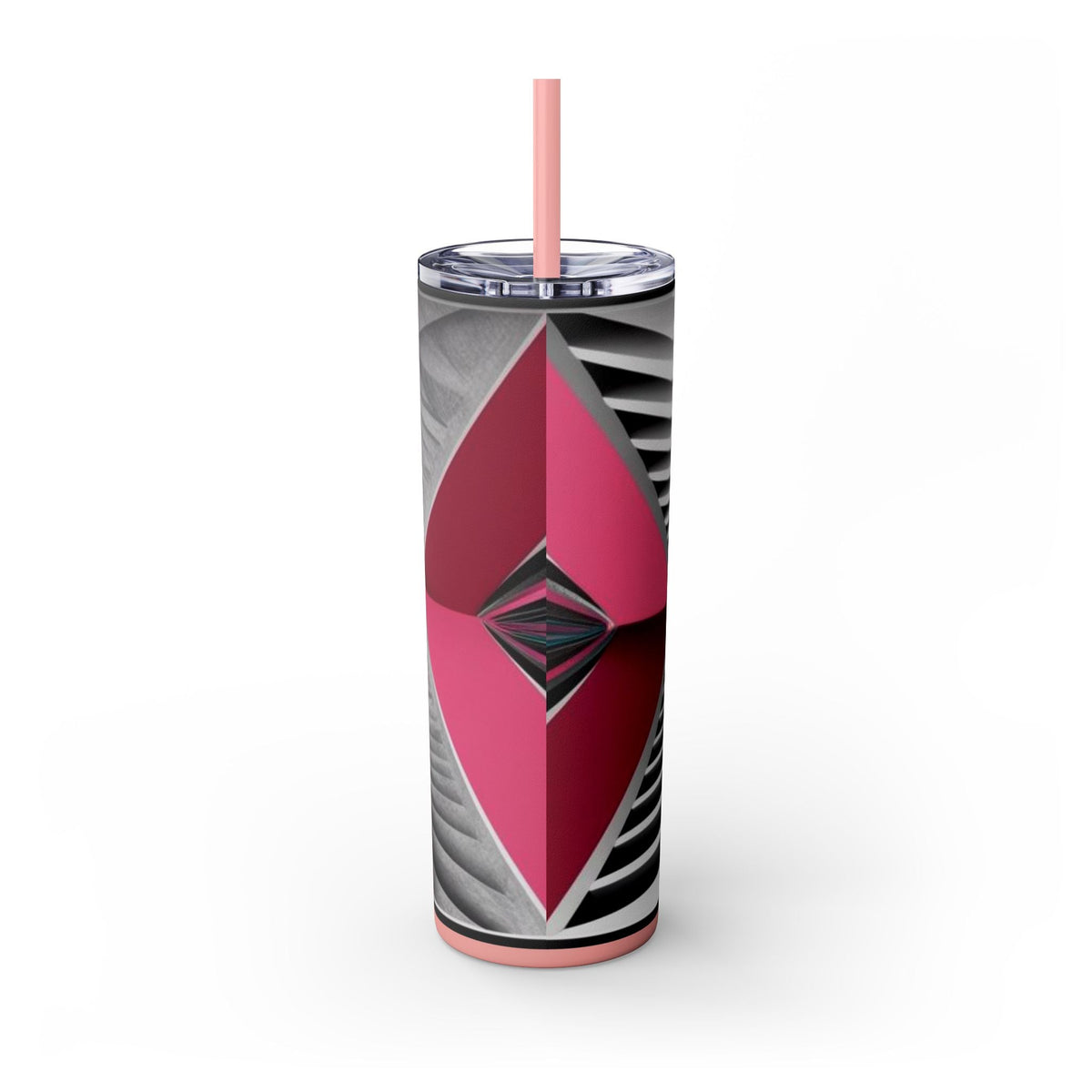 Skinny Tumbler with Straw – 20 oz Stainless Steel Cup