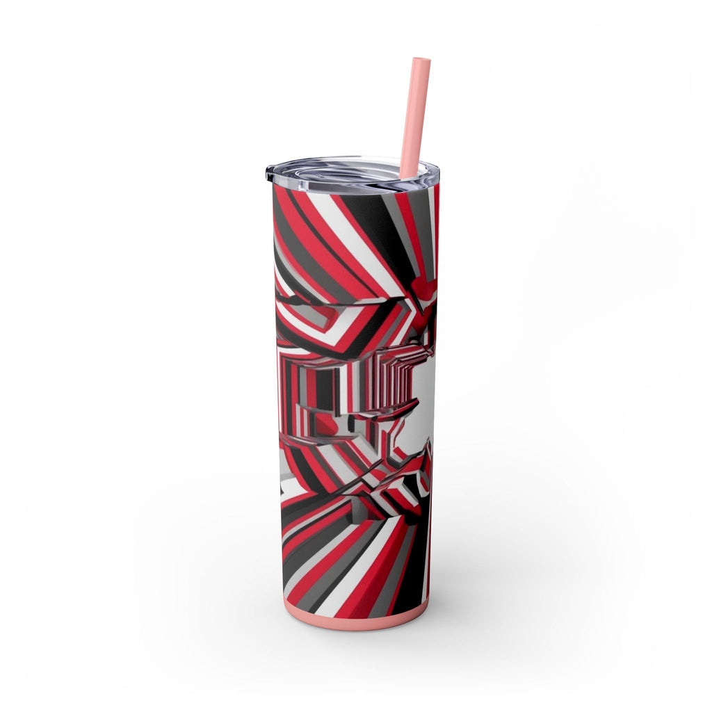 Skinny Tumbler with Straw – 20 oz Stainless Steel Cup
