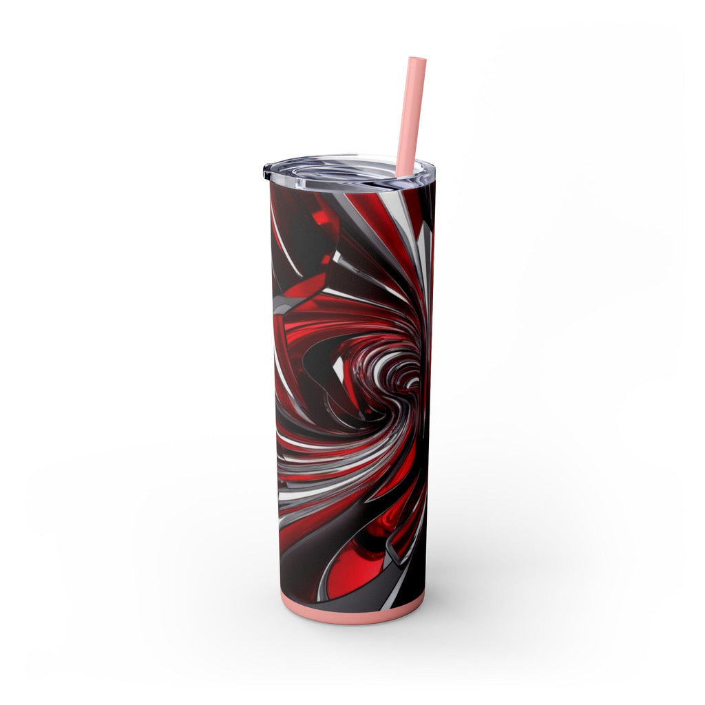 Skinny Tumbler with Straw – 20 oz Stainless Steel Cup