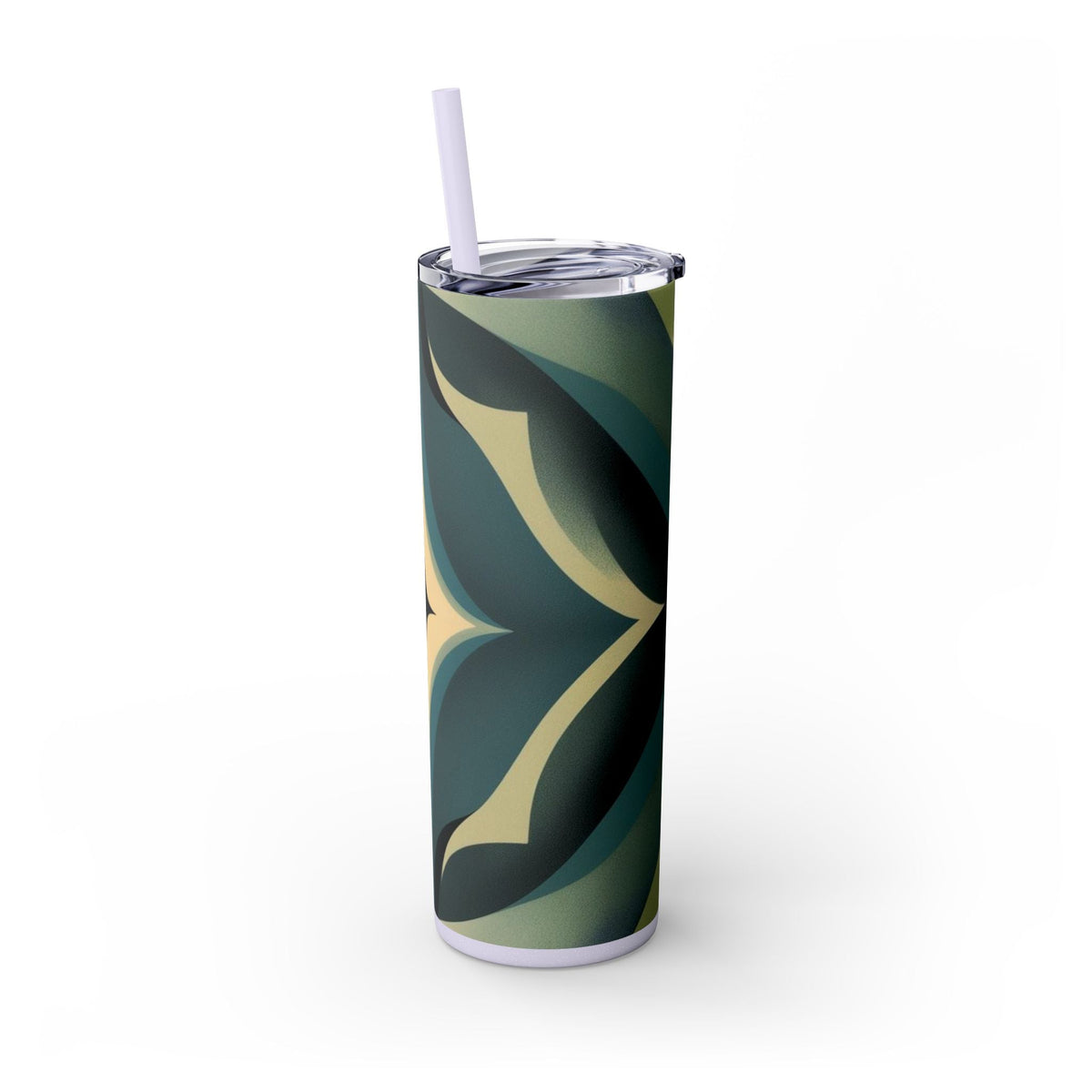 Skinny Tumbler with Straw – 20 oz Stainless Steel Cup
