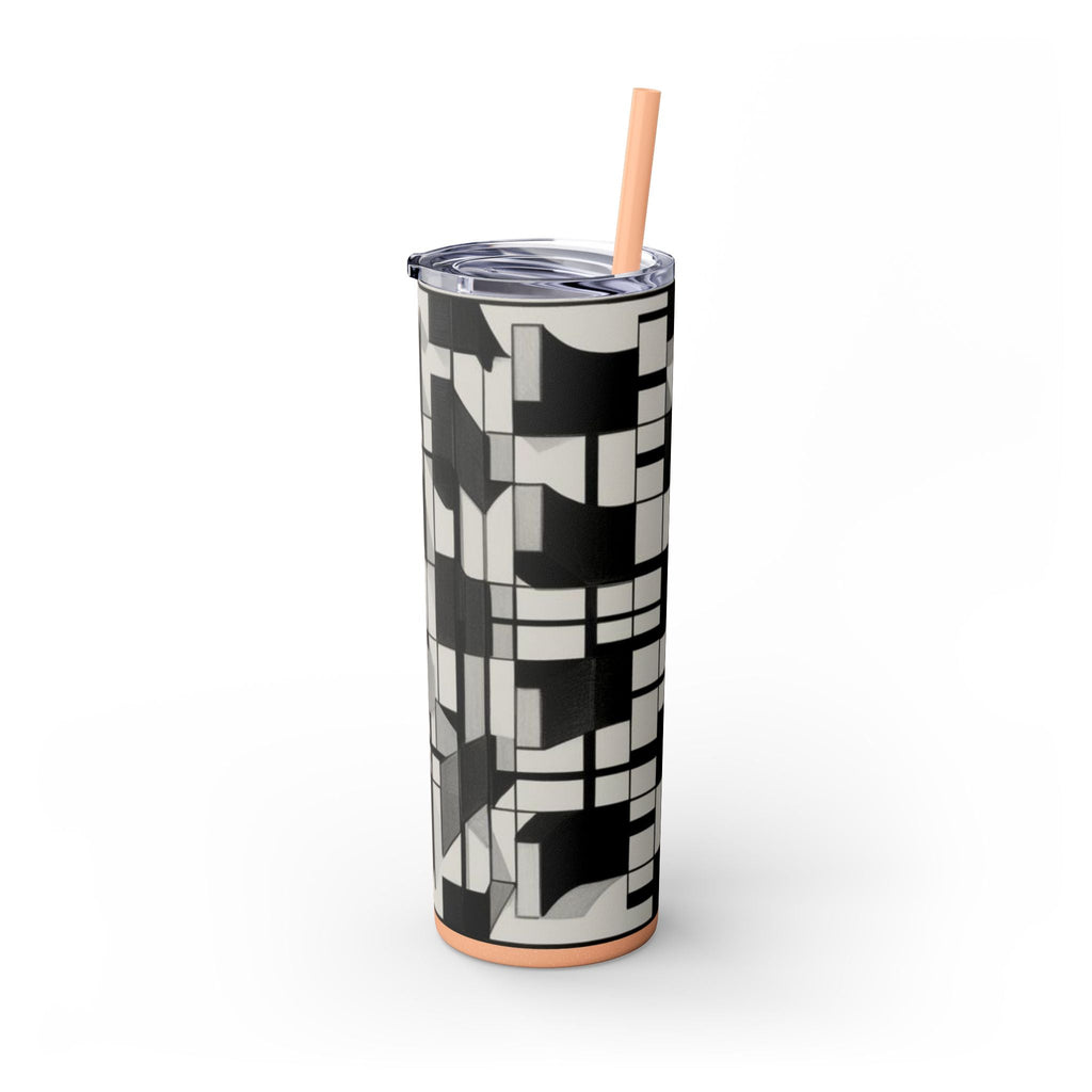 Skinny Tumbler with Straw – 20 oz Stainless Steel Cup