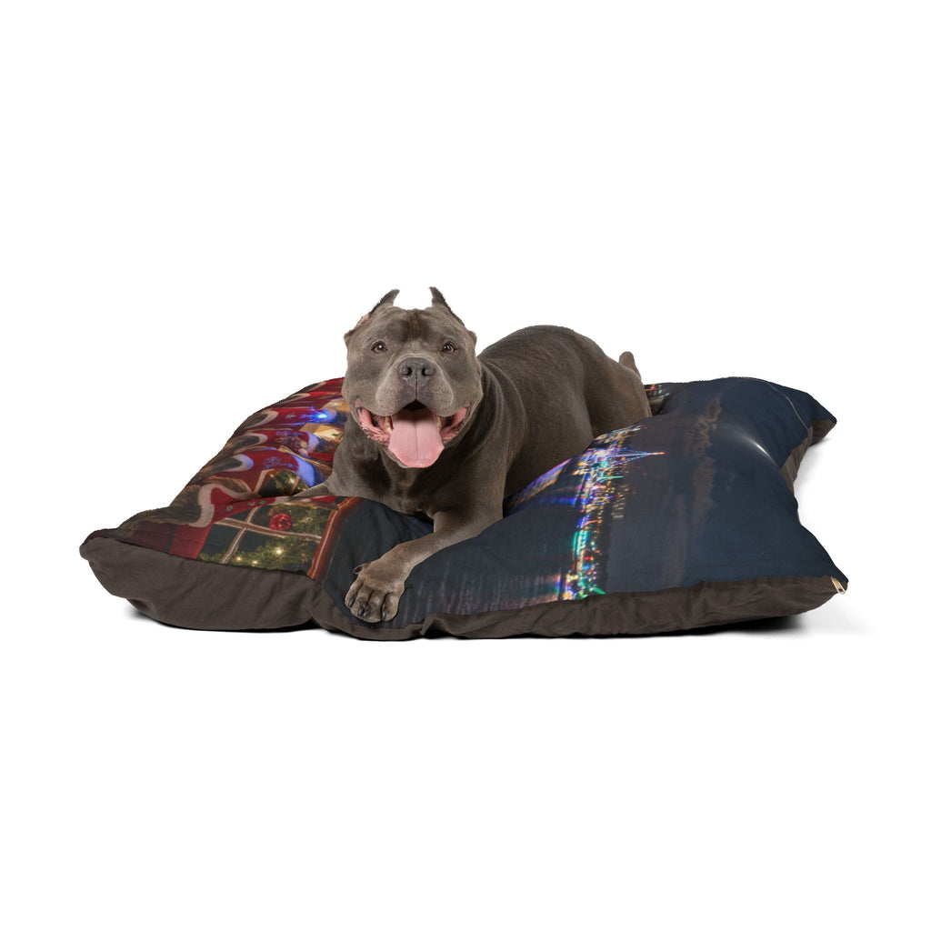 Holiday Boat Parade Pet Bed