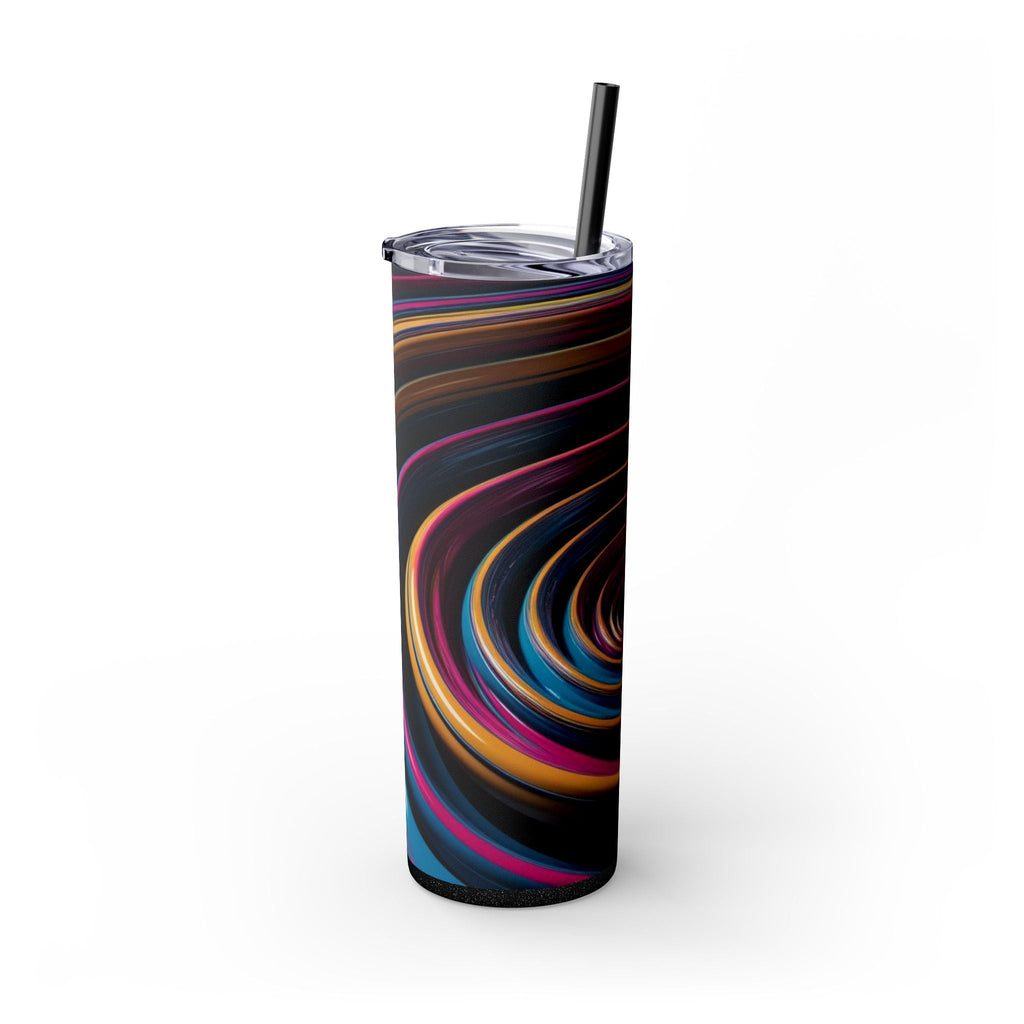 Skinny Tumbler with Straw – 20 oz Stainless Steel Cup