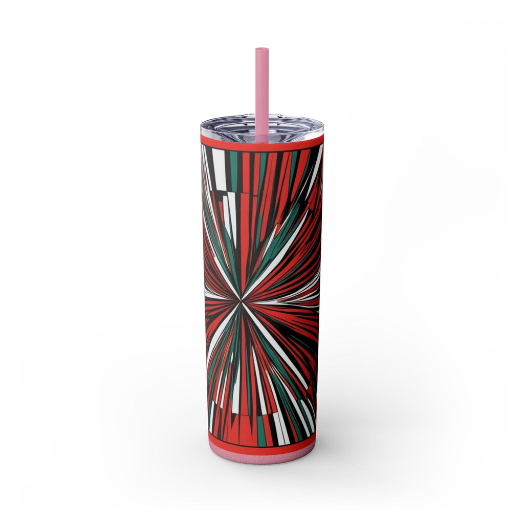Skinny Tumbler with Straw – 20 oz Stainless Steel Cup