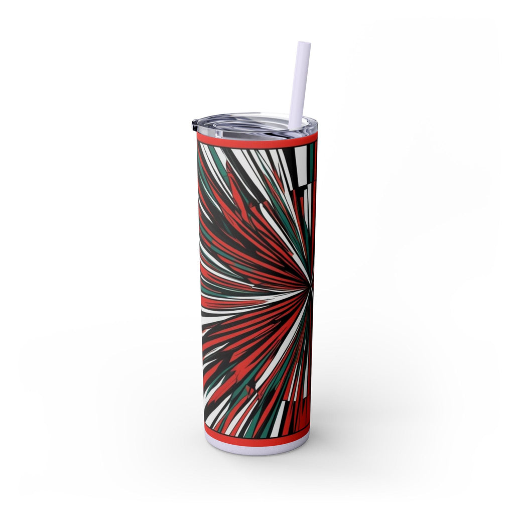 Skinny Tumbler with Straw – 20 oz Stainless Steel Cup