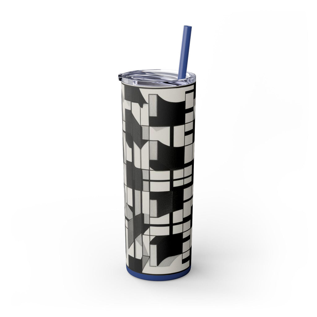 Skinny Tumbler with Straw – 20 oz Stainless Steel Cup