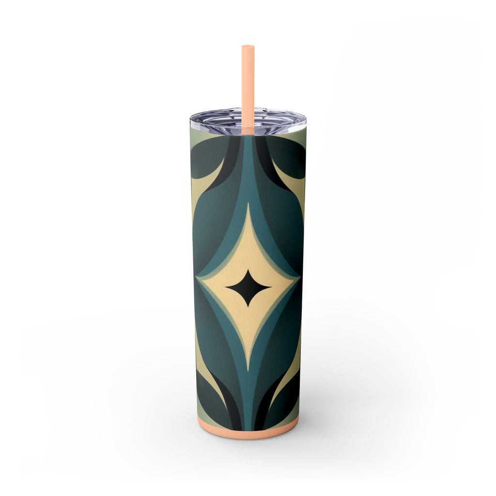 Skinny Tumbler with Straw – 20 oz Stainless Steel Cup