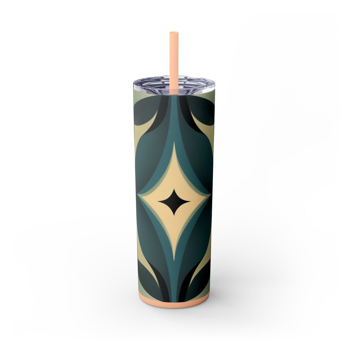 Skinny Tumbler with Straw – 20 oz Stainless Steel Cup