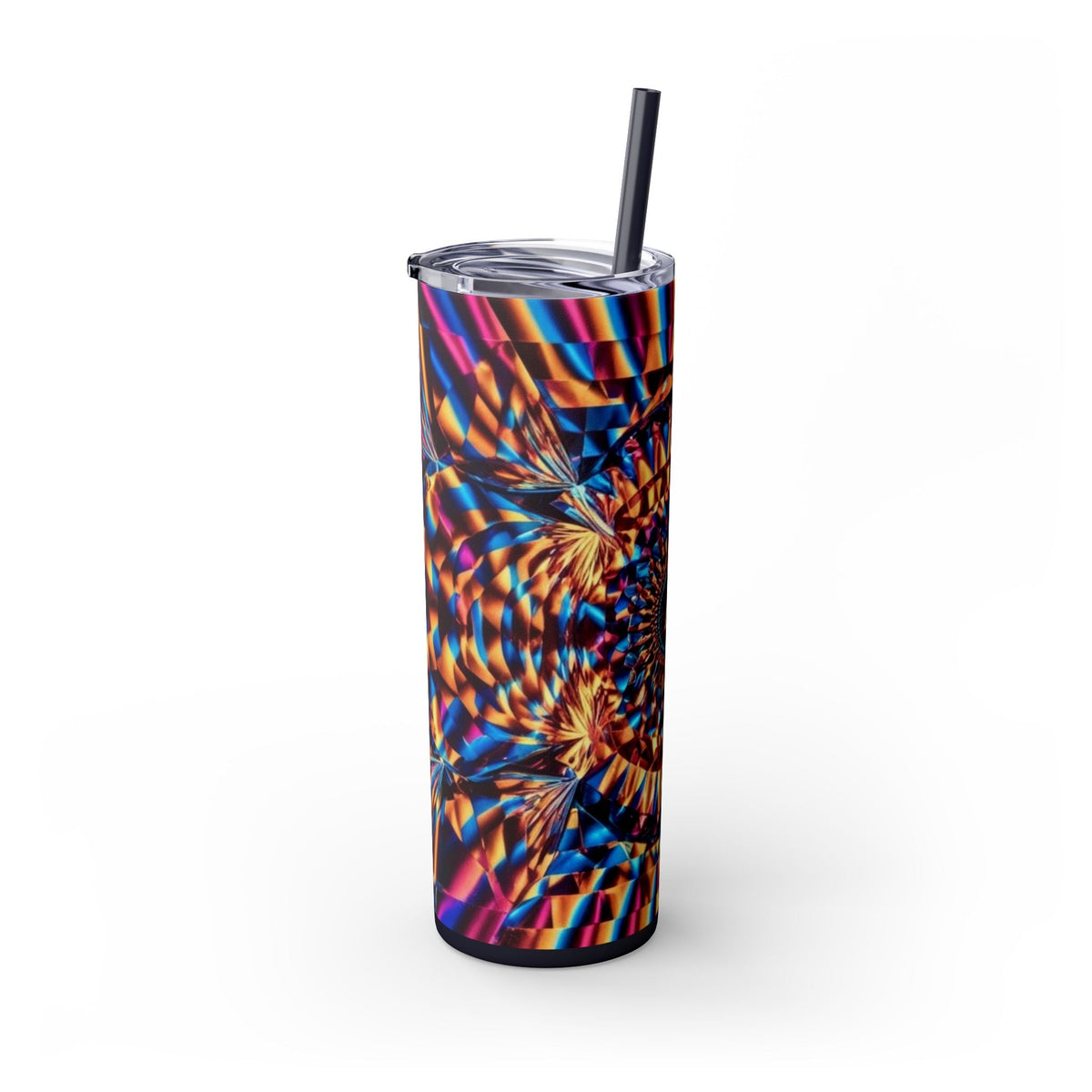 Skinny Tumbler with Straw – 20 oz Stainless Steel Cup