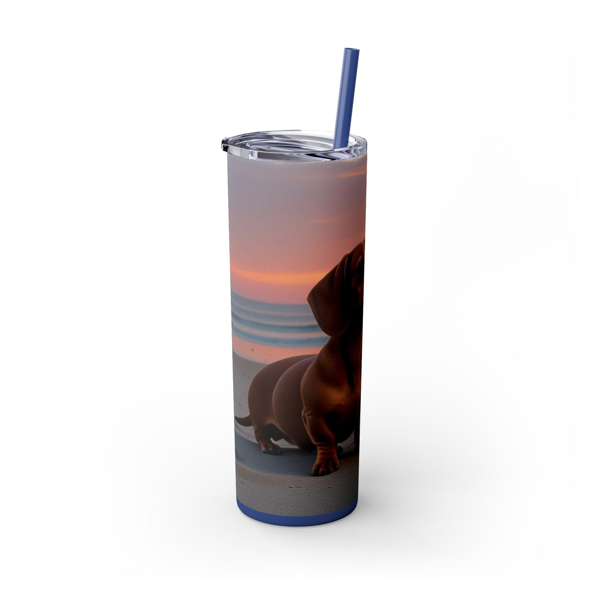 Skinny Tumbler with Straw – 20 oz Stainless Steel Cup