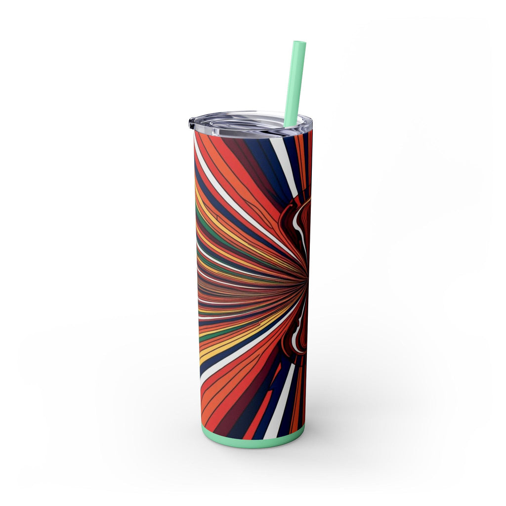 Skinny Tumbler with Straw – 20 oz Stainless Steel Cup