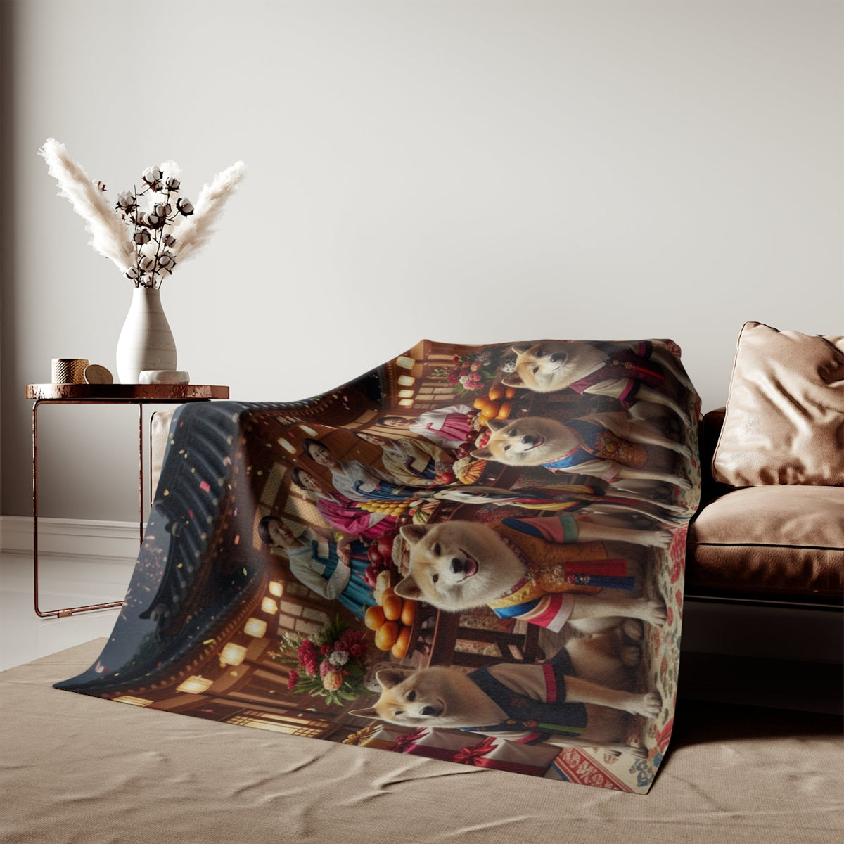 Korean Jindo Dog Blanket