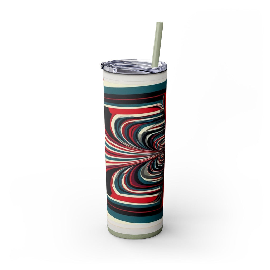 Skinny Tumbler with Straw – 20 oz Stainless Steel Cup