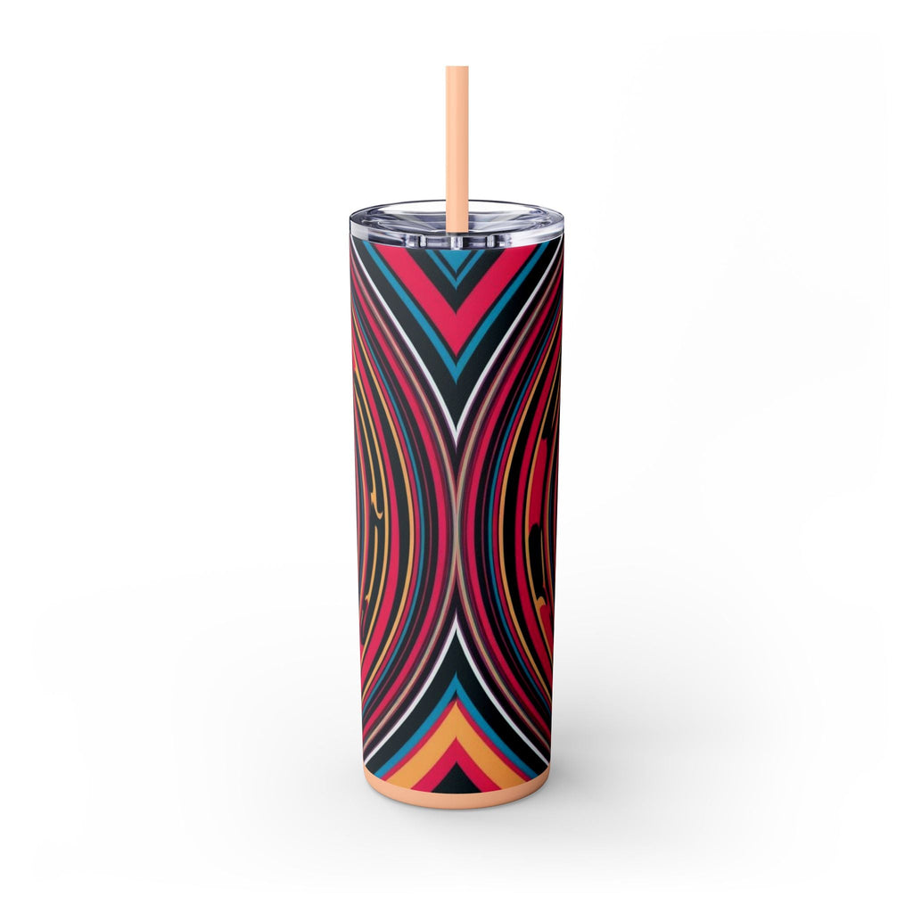 Skinny Tumbler with Straw – 20 oz Stainless Steel Cup