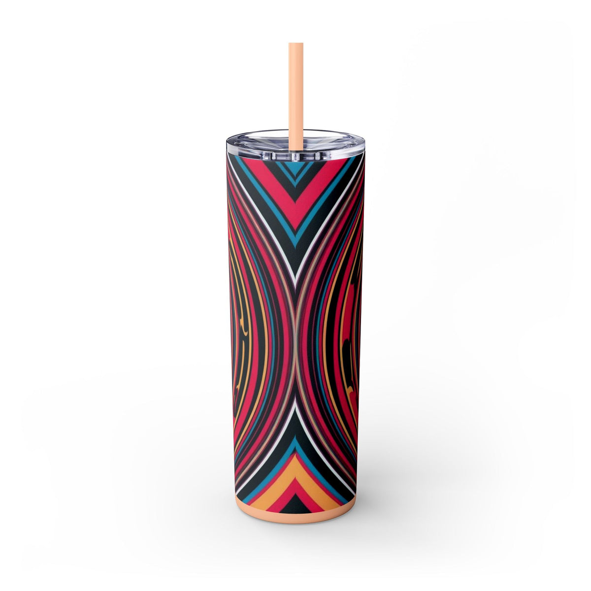 Skinny Tumbler with Straw – 20 oz Stainless Steel Cup