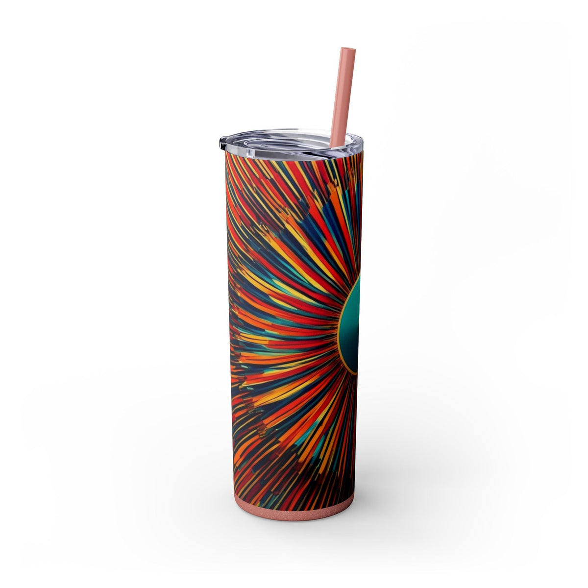 Skinny Tumbler with Straw – 20 oz Stainless Steel Cup