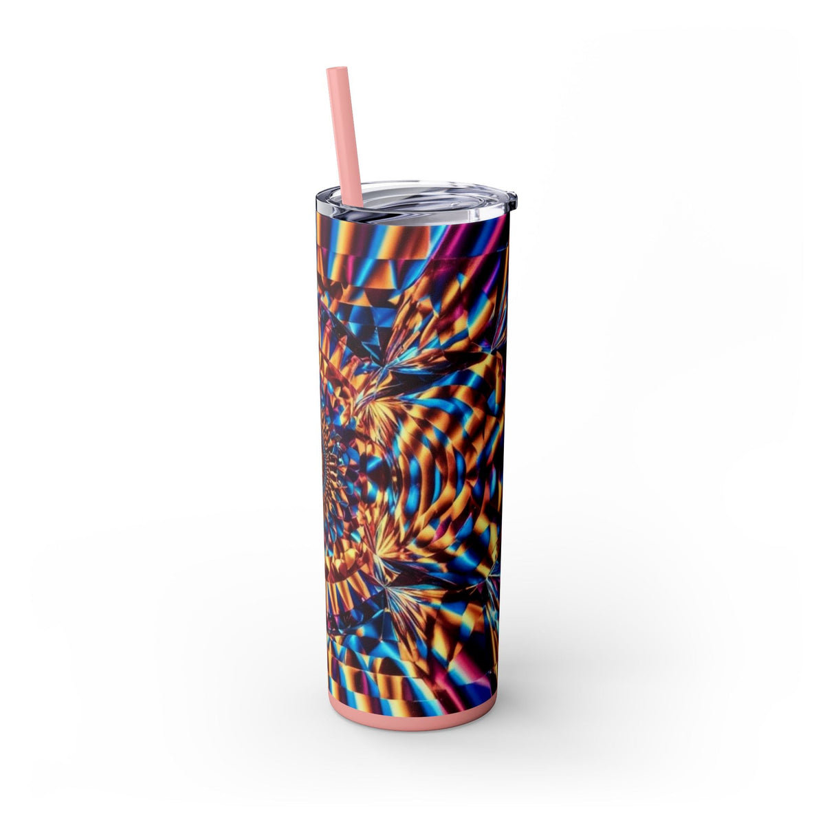 Skinny Tumbler with Straw – 20 oz Stainless Steel Cup