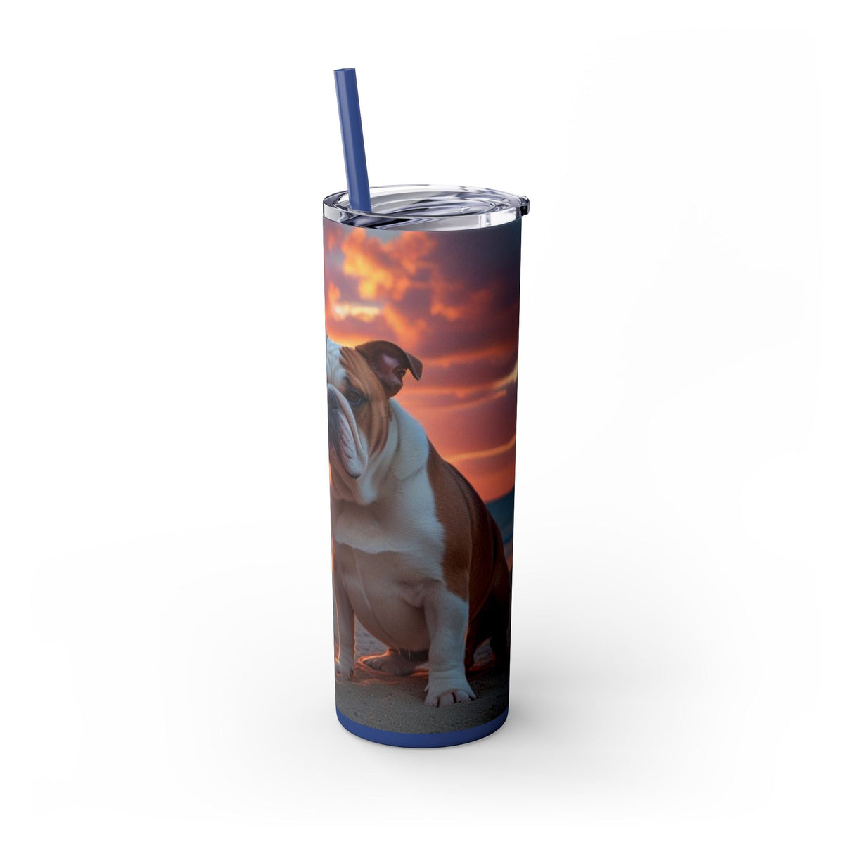 Skinny Tumbler with Straw – 20 oz Stainless Steel Cup