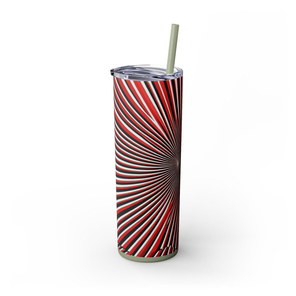 Skinny Tumbler with Straw – 20 oz Stainless Steel Cup