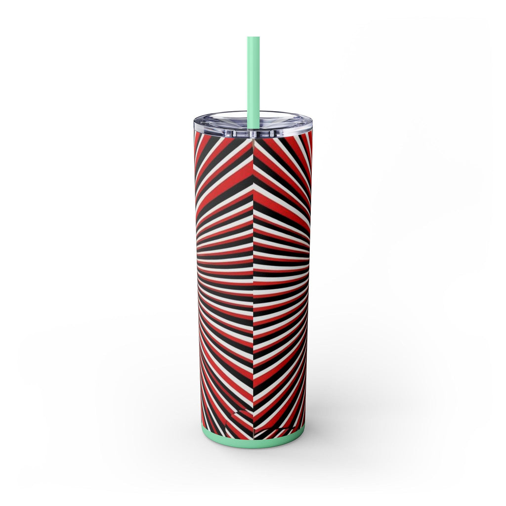 Skinny Tumbler with Straw – 20 oz Stainless Steel Cup