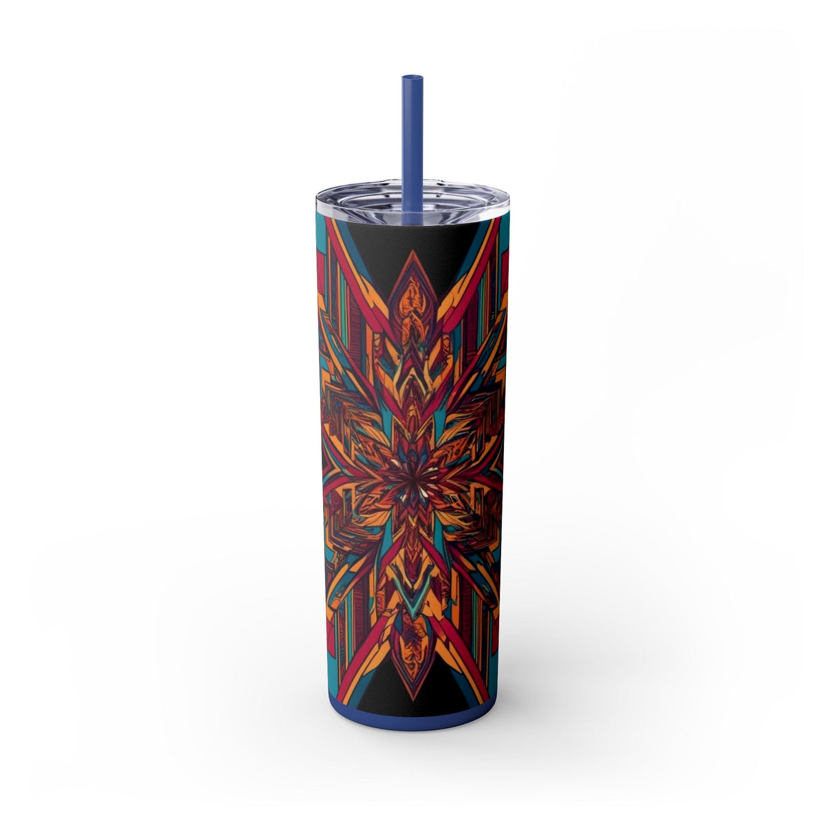 Skinny Tumbler with Straw – 20 oz Stainless Steel Cup