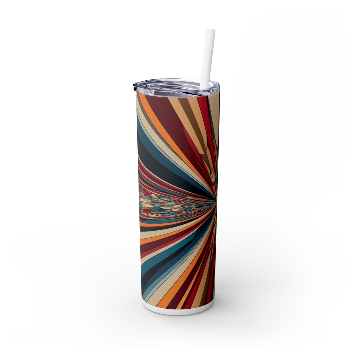 Skinny Tumbler with Straw – 20 oz Stainless Steel Cup