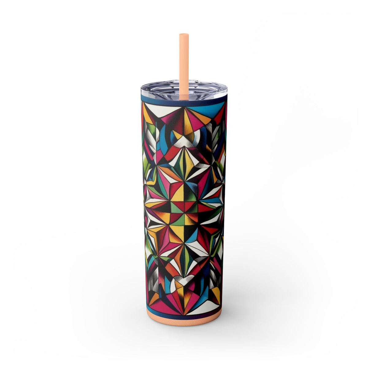 Skinny Tumbler with Straw – 20 oz Stainless Steel Cup
