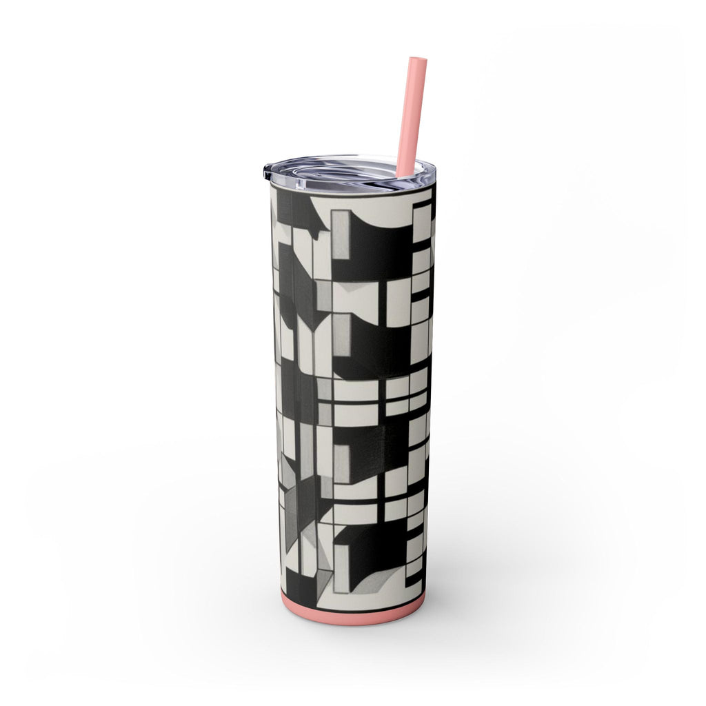 Skinny Tumbler with Straw – 20 oz Stainless Steel Cup