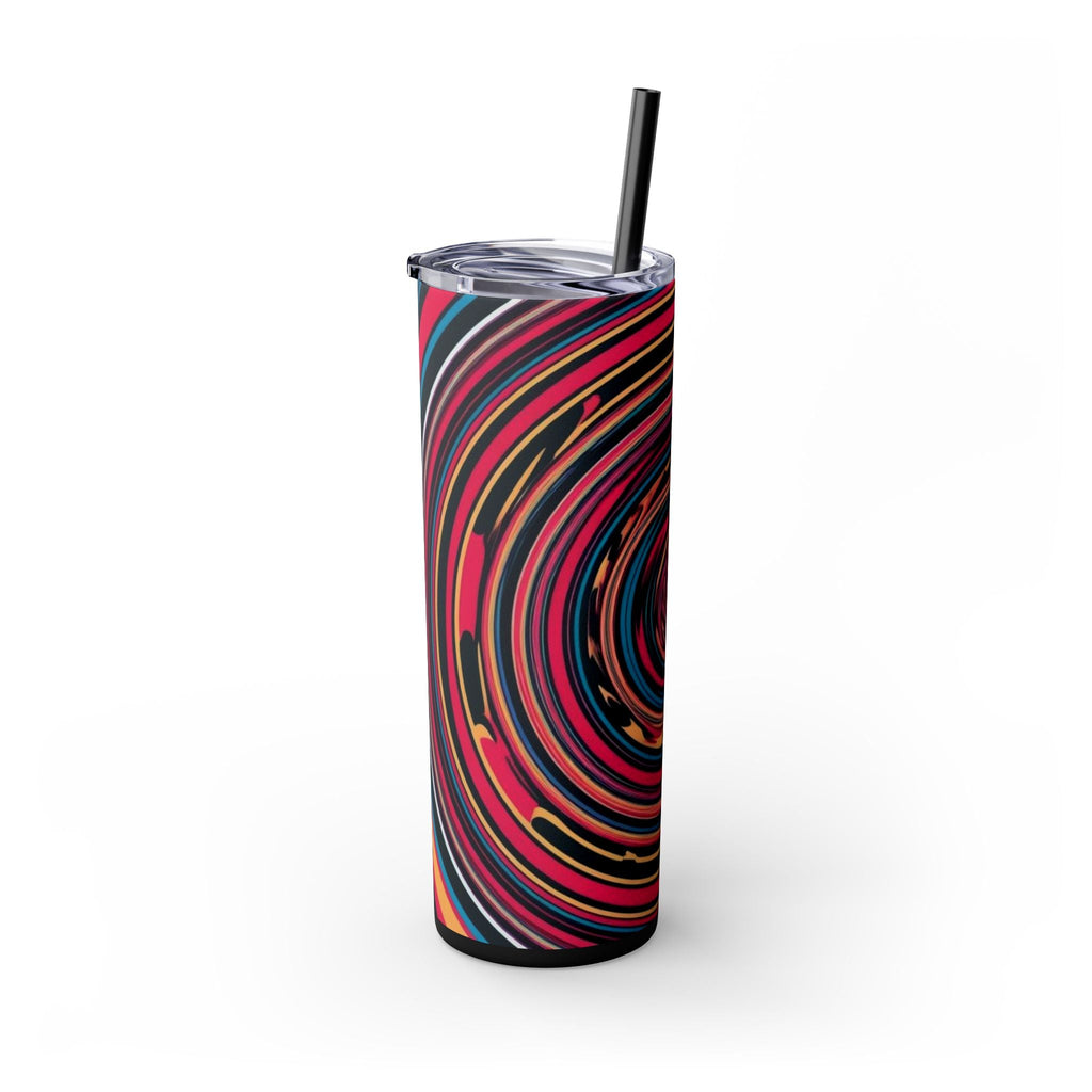 Skinny Tumbler with Straw – 20 oz Stainless Steel Cup
