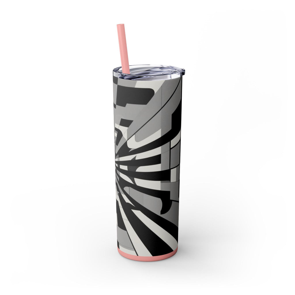 Skinny Tumbler with Straw – 20 oz Stainless Steel Cup