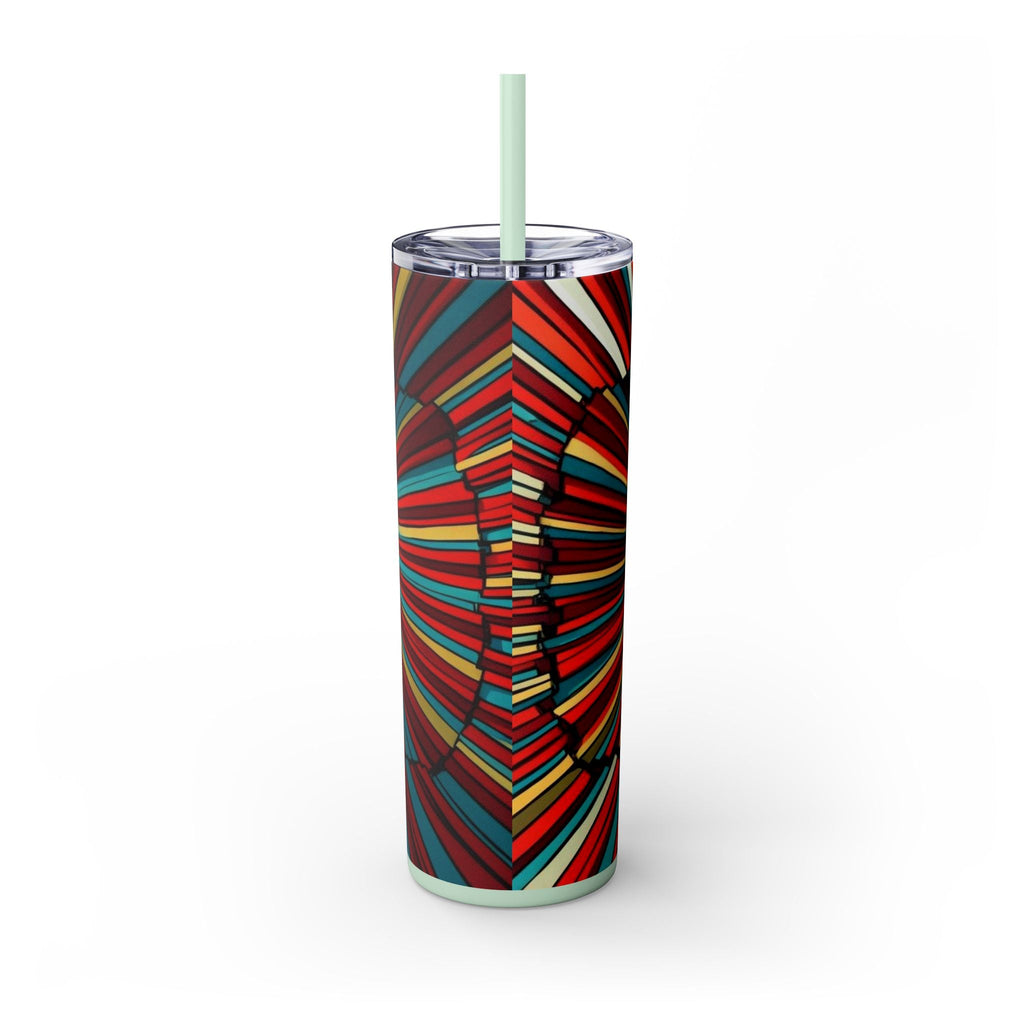 Skinny Tumbler with Straw – 20 oz Stainless Steel Cup