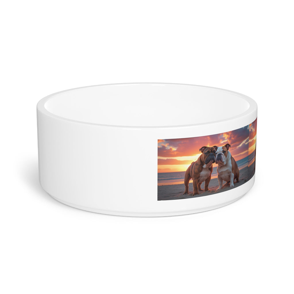 Ceramic Pet Bowl – 16 oz Dog Feeding Bowl