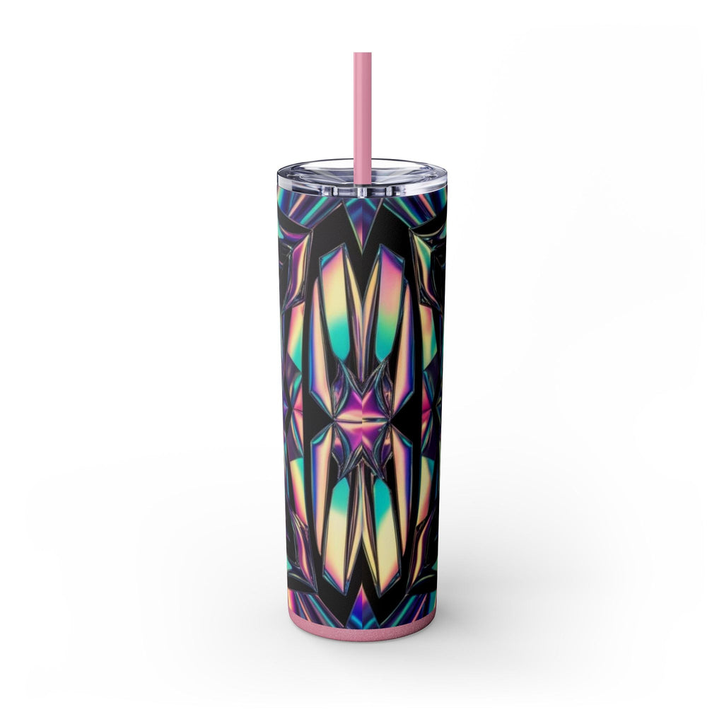 Skinny Tumbler with Straw – 20 oz Stainless Steel Cup
