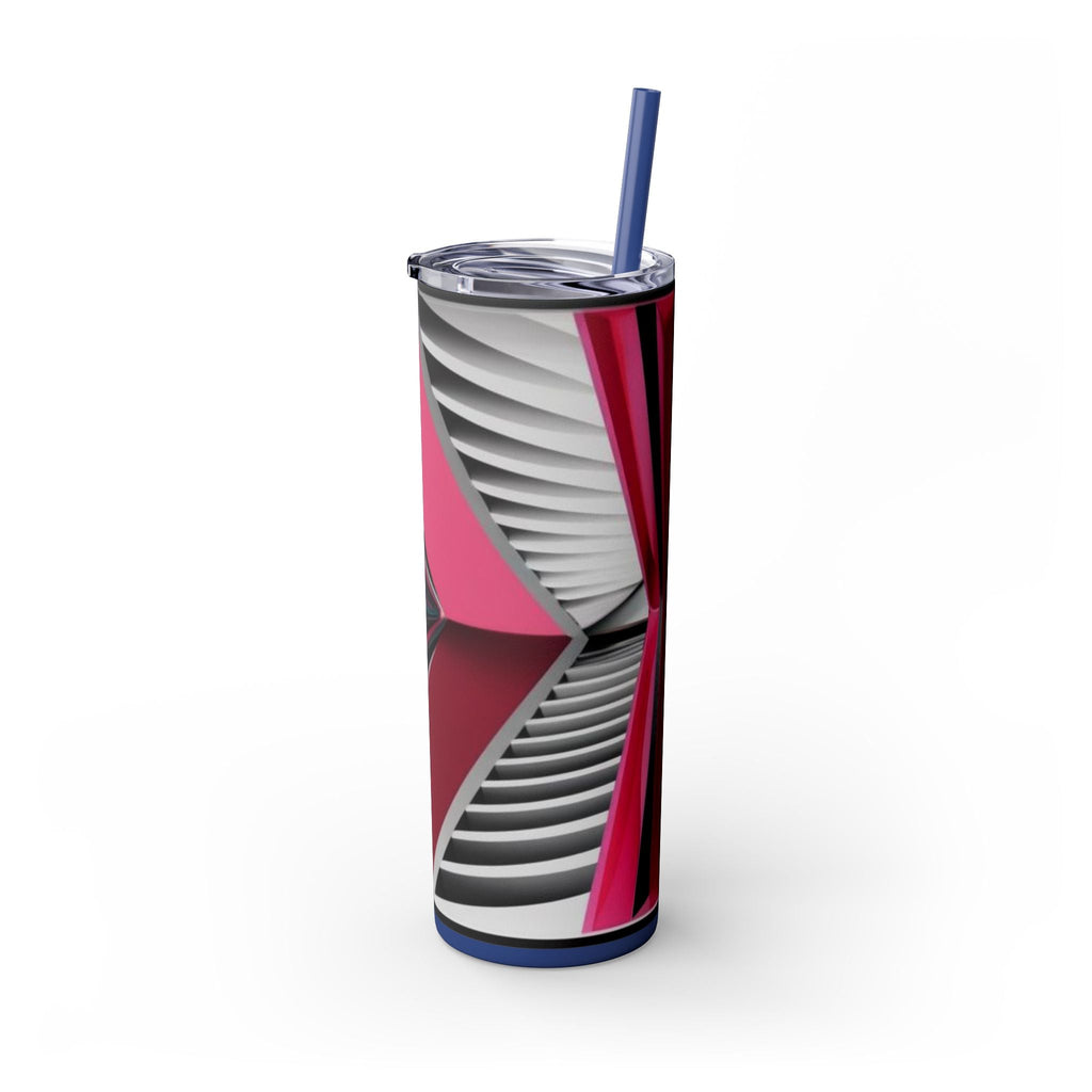 Skinny Tumbler with Straw – 20 oz Stainless Steel Cup