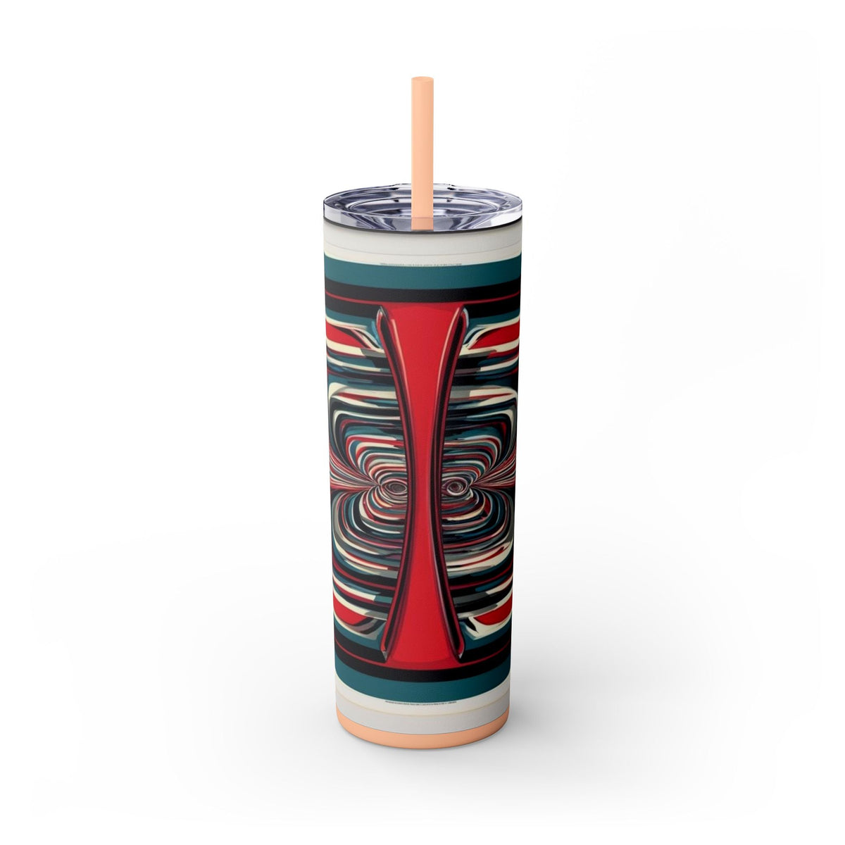 Skinny Tumbler with Straw – 20 oz Stainless Steel Cup