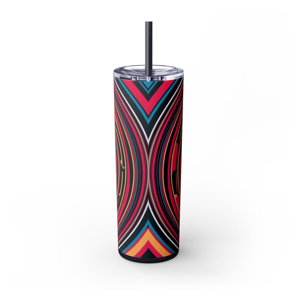 Skinny Tumbler with Straw – 20 oz Stainless Steel Cup