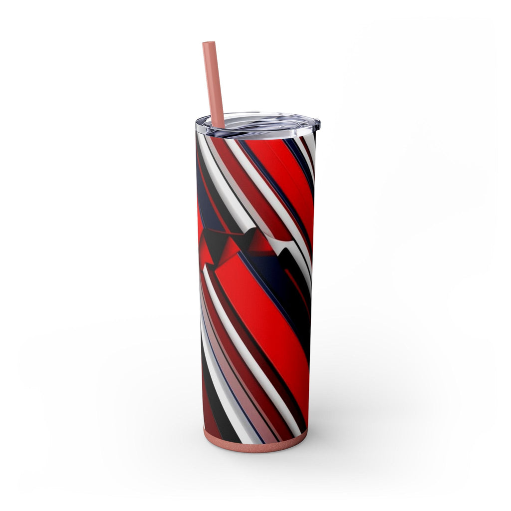 Skinny Tumbler with Straw – 20 oz Stainless Steel Cup