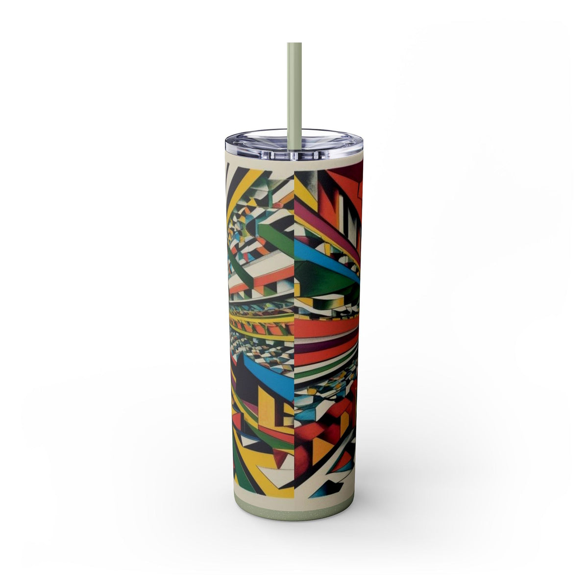 Skinny Tumbler with Straw – 20 oz Stainless Steel Cup
