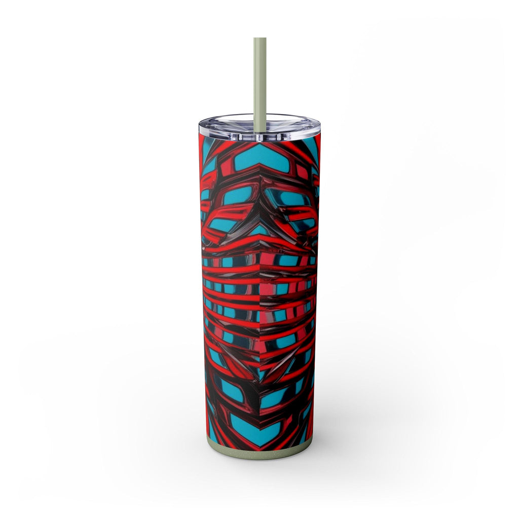 Skinny Tumbler with Straw – 20 oz Stainless Steel Cup