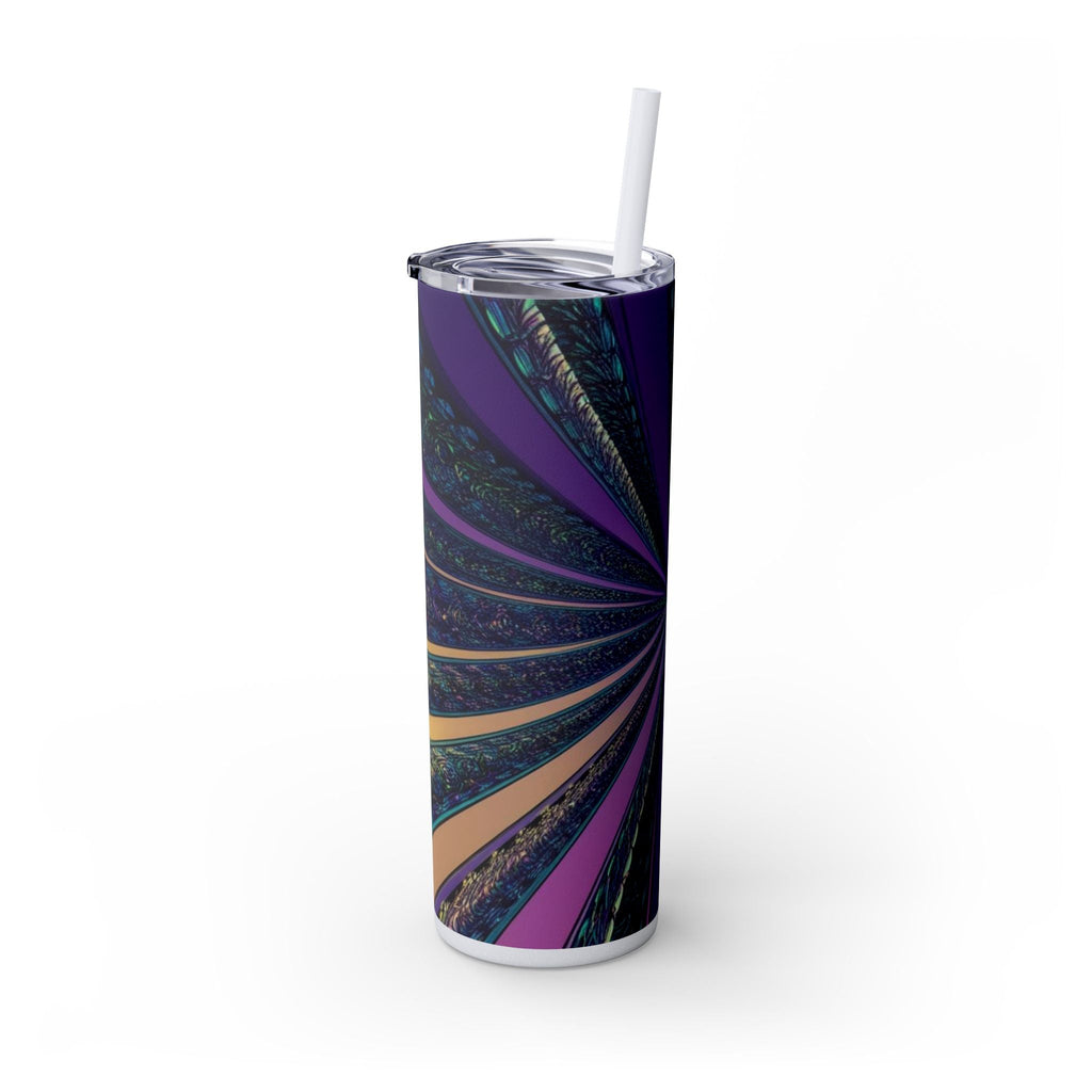 Skinny Tumbler with Straw – 20 oz Stainless Steel Cup